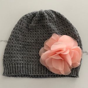 Cute baby girl beanie